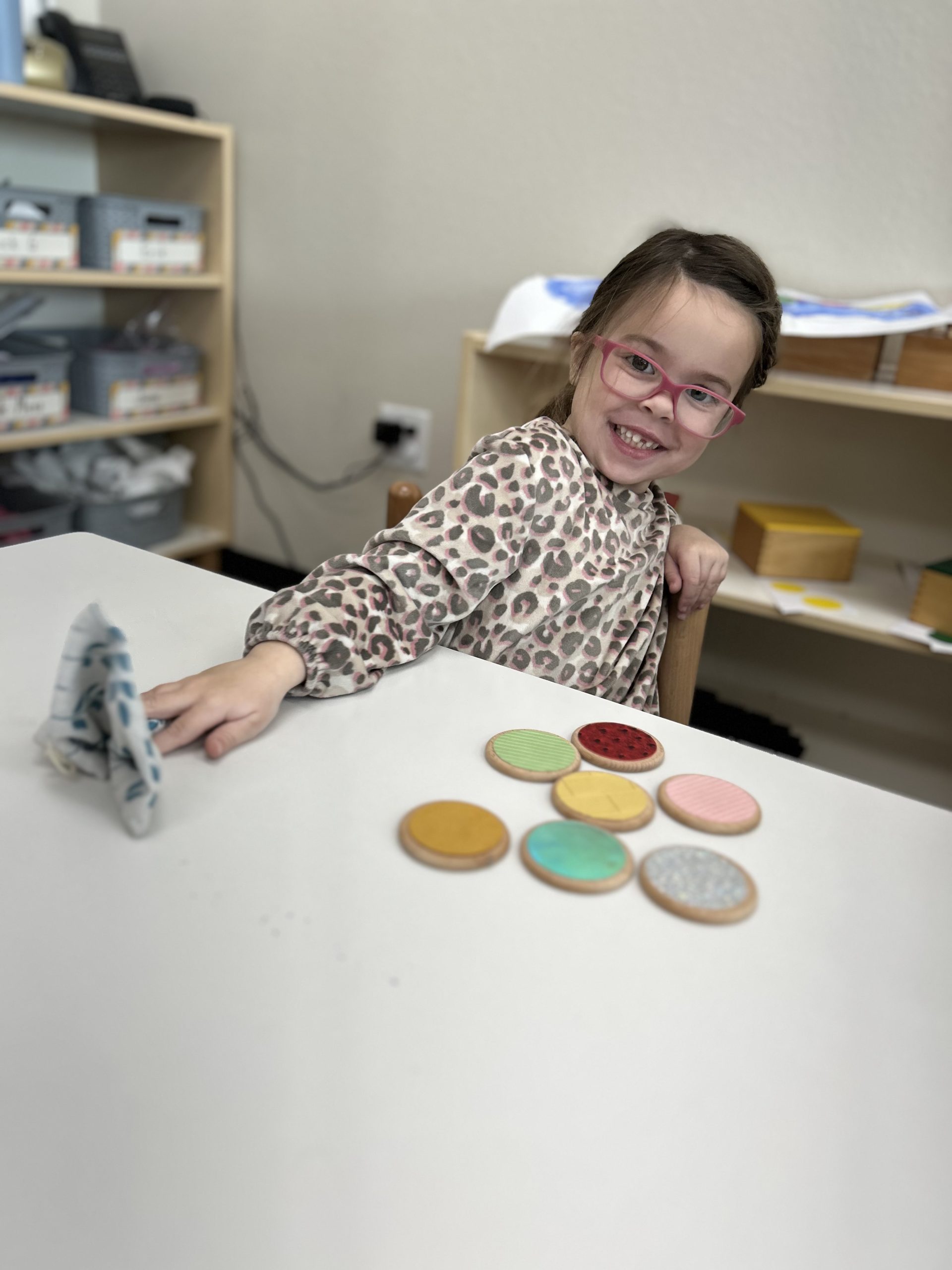 Sensory items in Montessori education for 12-36 months in Florida